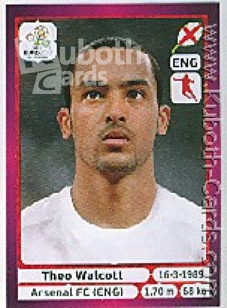 Fussball 2012 Panini EM - No 505 - Theo Walcott