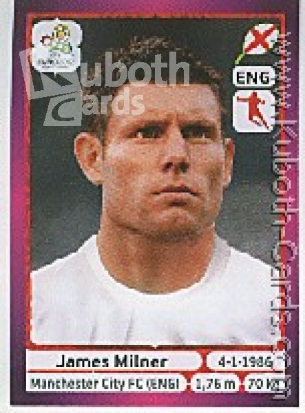 Fussball 2012 Panini EM - No 504 - James Milner