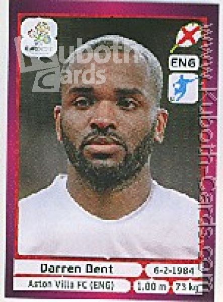 Fussball 2012 Panini EM - No 508 - Darren Bent