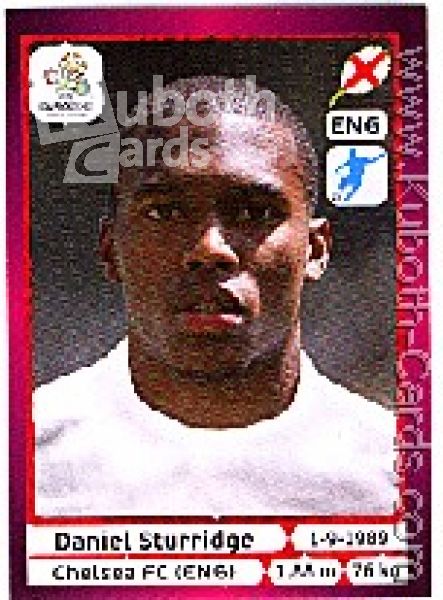 Fussball 2012 Panini EM - No 506 - Daniel Sturridge