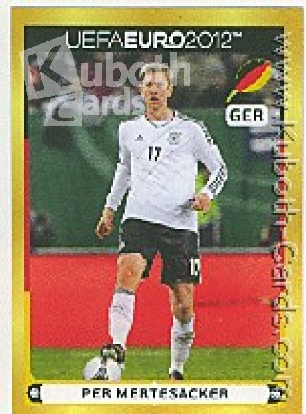 Soccer 2012 Panini European Championship - No D4 - Per Mertesacker