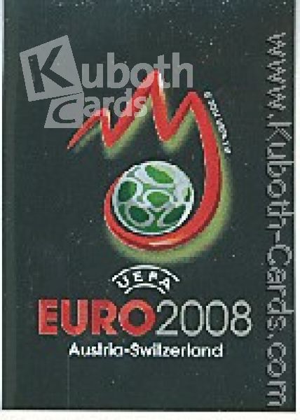 Fussball 2008 Panini EM - No 4 - offizielles Logo der EM