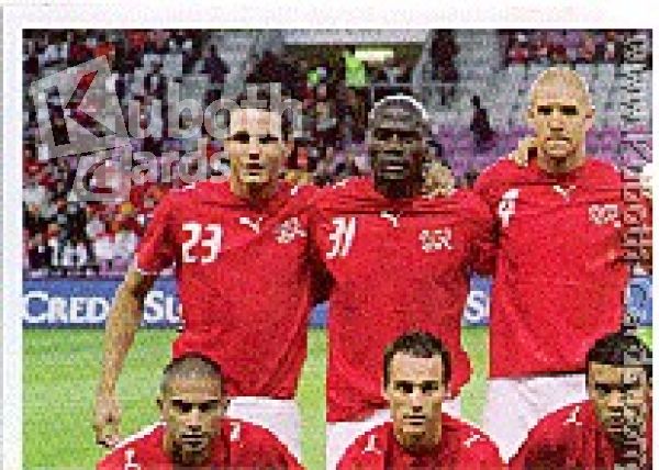 Fussball 2008 Panini EM - No 47 - Mannschaftsbild Schweiz