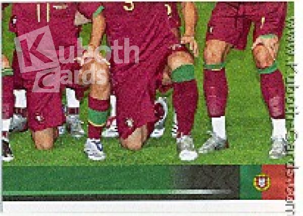 Fussball 2008 Panini EM - No 102 - Mannschaftsbild Portugal