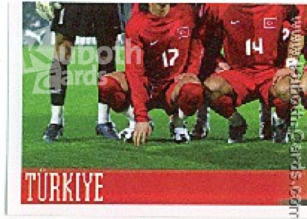 Fussball 2008 Panini EM - No 127 - Mannschaftsbild Türkei