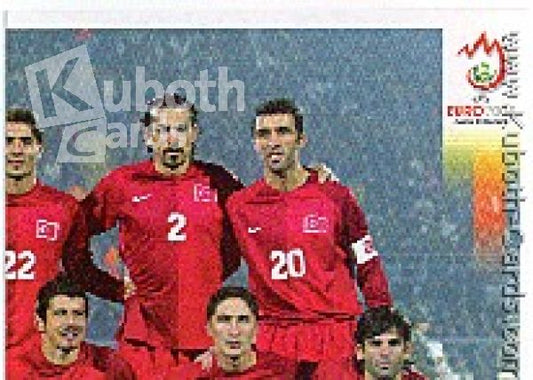 Fussball 2008 Panini EM - No 126 - Mannschaftsbild Türkei