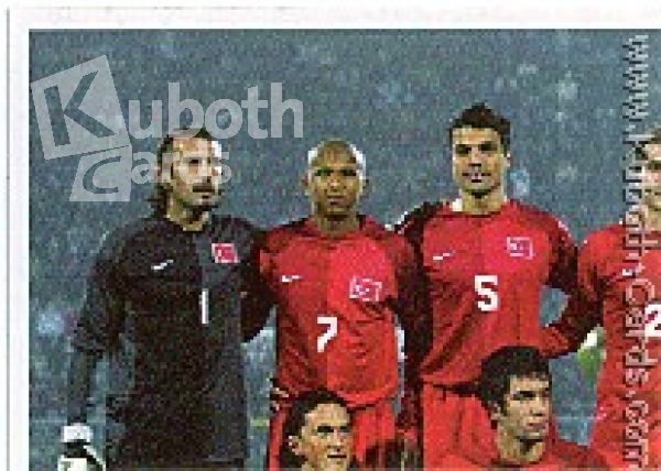 Fussball 2008 Panini EM - No 125 - Mannschaftsbild Türkei