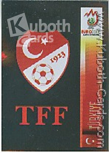 Fussball 2008 Panini EM - No 129 - Wappen Türkei