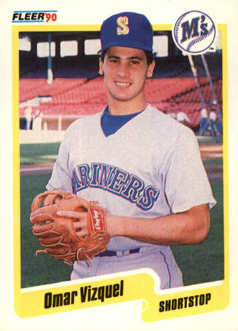 MLB 1990 Fleer - No 528 - Omar Vizquel