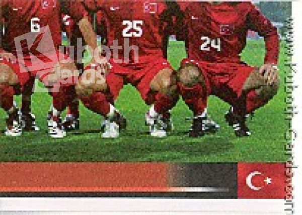 Fussball 2008 Panini EM - No 128 - Mannschaftsbild Türkei