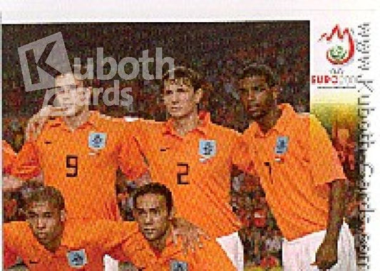 Fussball 2008 Panini EM - No 256 - Mannschaftsbild Niederlande