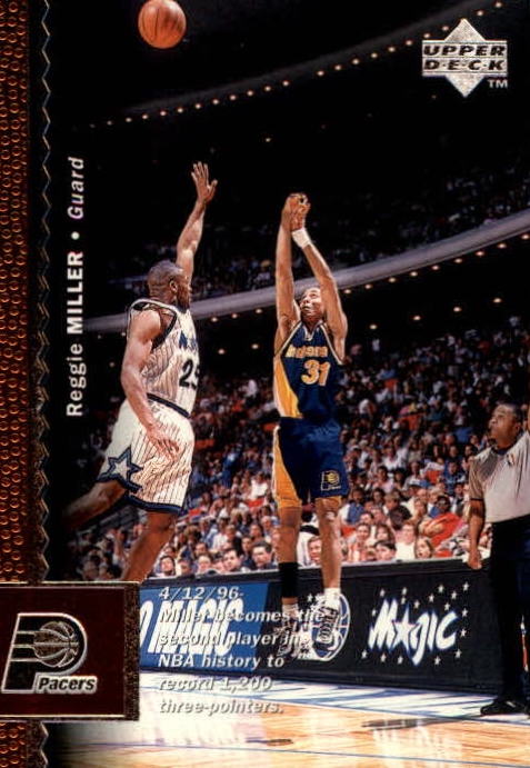 NBA 1996 / 97 Upper Deck - No 52 - Reggie Miller