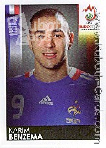 Soccer 2008 Panini European Championship - No 354 - Karim Benzema