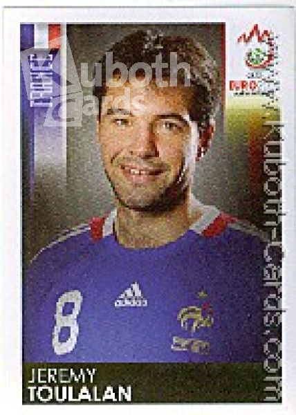 Soccer 2008 Panini European Championship - No 348 - Jeremy Toulalan