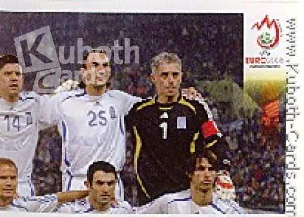 Soccer 2008 Panini European Championship - No 360 - Team picture Greece