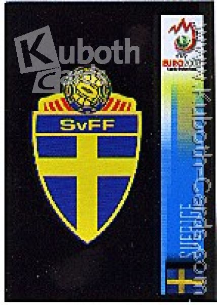 Football 2008 Panini European Championship - No 389 - Coat of Arms Sweden