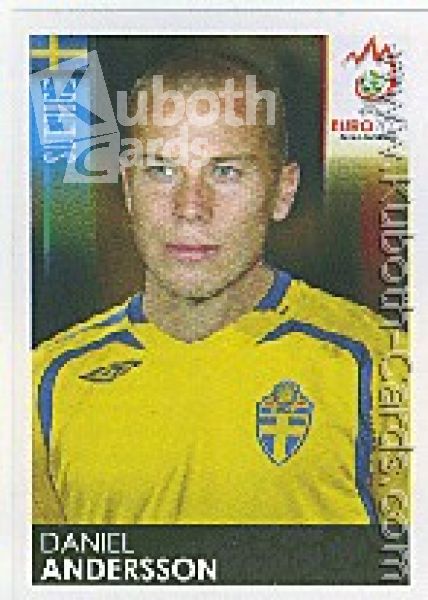 Soccer 2008 Panini European Championship - No 398 - Daniel Andersson