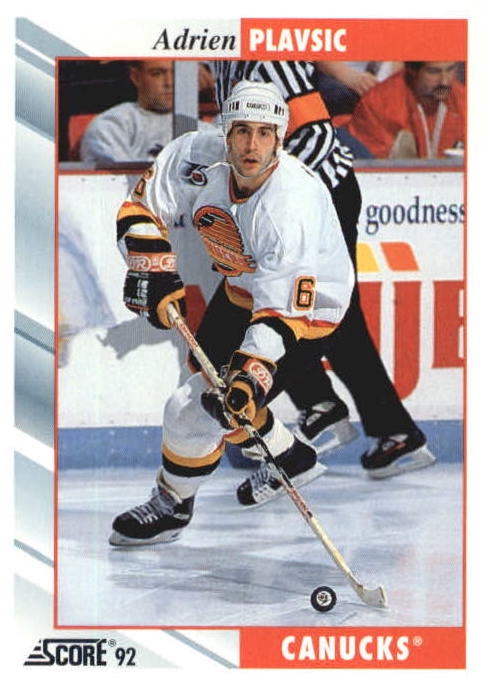 NHL 1992 / 93 Score - No 531 - Andrei Plavsic