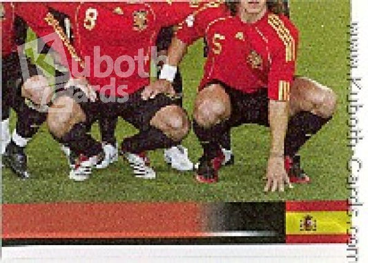 Fussball 2008 Panini EM - No 414 - Mannschaftsbild Spanien