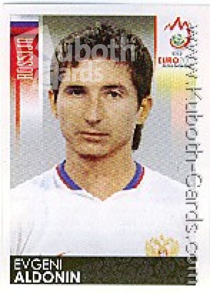 Soccer 2008 Panini European Championship - No 451 - Evgeni Aldonin