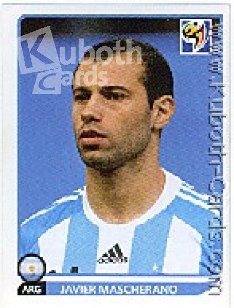 Soccer 2010 Panini World Cup - No 116 - Javier Mascherano