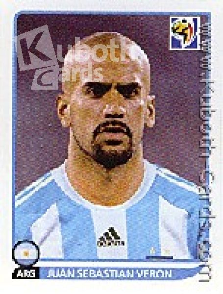 Fussball 2010 Panini WM - No 118 - Juan Sebastian Veron