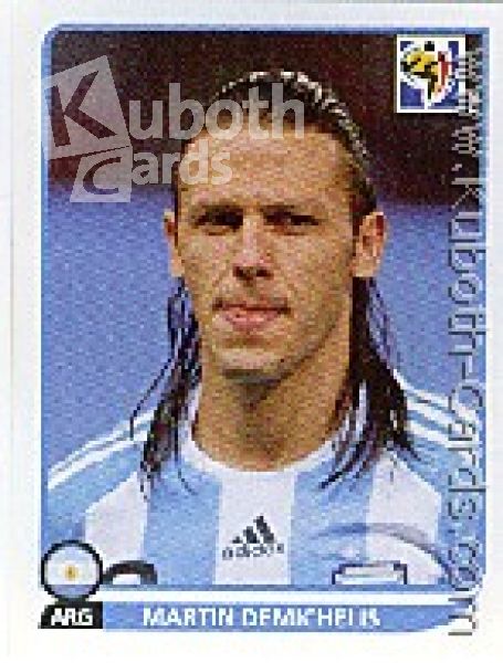 Soccer 2010 Panini World Cup - No 109 - Martin Demichelis