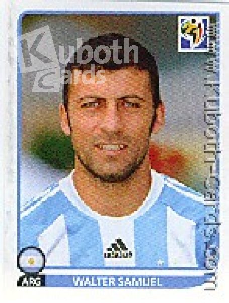 Fussball 2010 Panini WM - No 111 - Walter Samuel