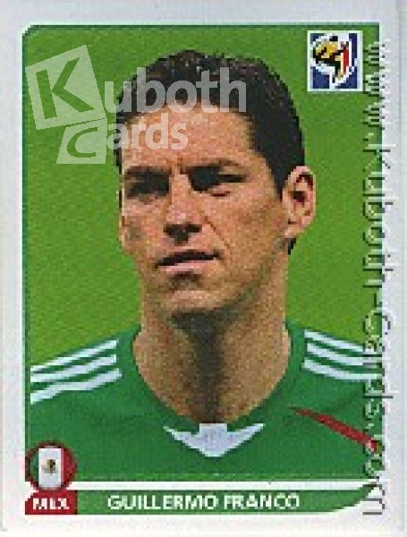 Fussball 2010 Panini WM - No 62 - Guillermo Franco