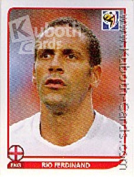 Fussball 2010 Panini WM - No 186 - Rio Ferdinand