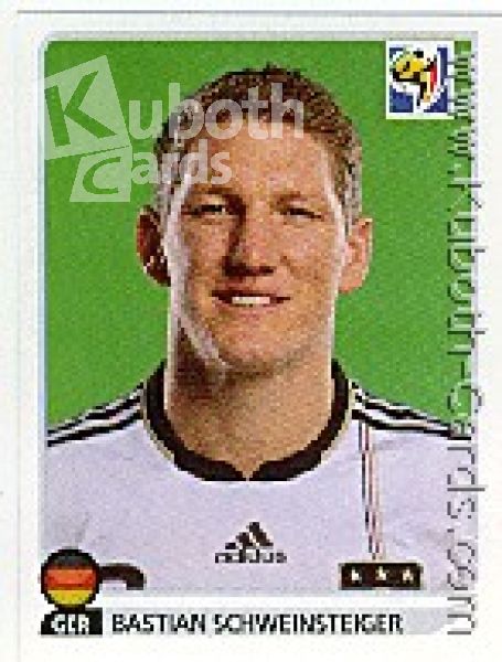 Fussball 2010 Panini WM - No 270 - Bastian Schweinsteiger