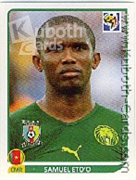 Fussball 2010 Panini WM - No 408 - Samuel Eto'o