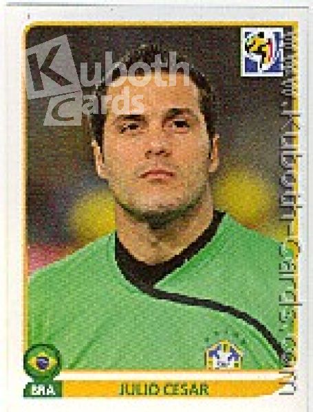 Football 2010 Panini World Cup - No 488 - Julio Cesar