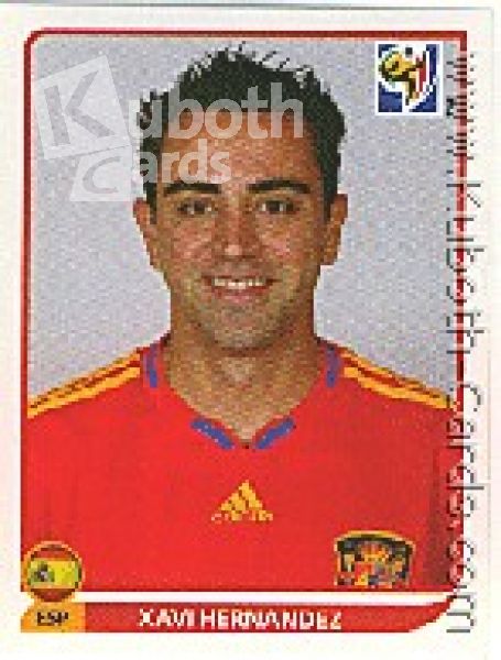 Soccer 2010 Panini World Cup - No 573 - Xavi Hernandez