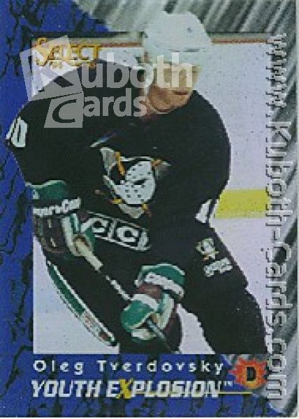 NHL 1994 / 95 Select Youth Explosion - No YE2 - Oleg Tverdovsky