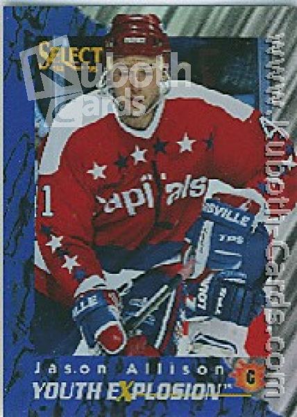 NHL 1994/95 Select Youth Explosion - No YE8 - Jason Allison