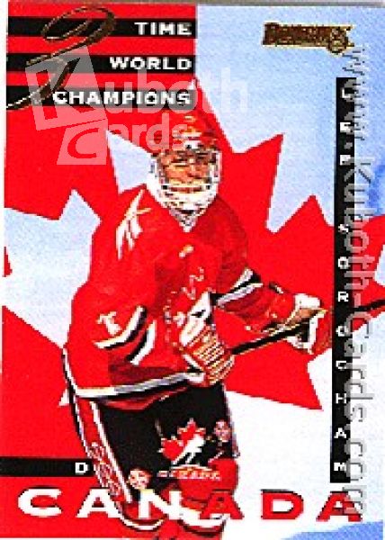 NHL 1995 / 96 Donruss Canadian World Junior Team - No 9 of 22 - Lee Sorochan