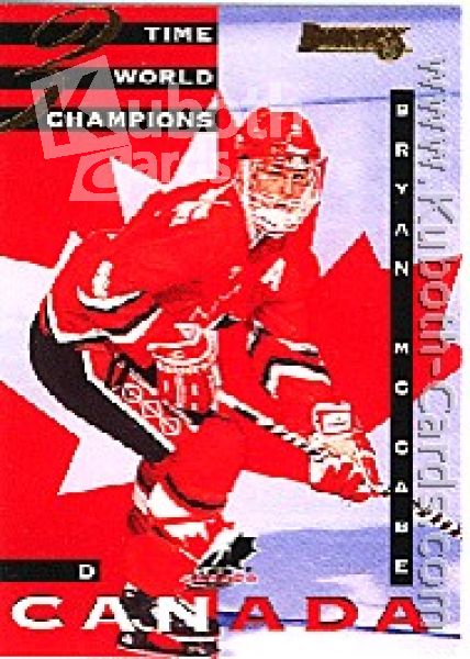 NHL 1995/96 Donruss Canadian World Junior Team - No 8 of 22 - Bryan McCabe