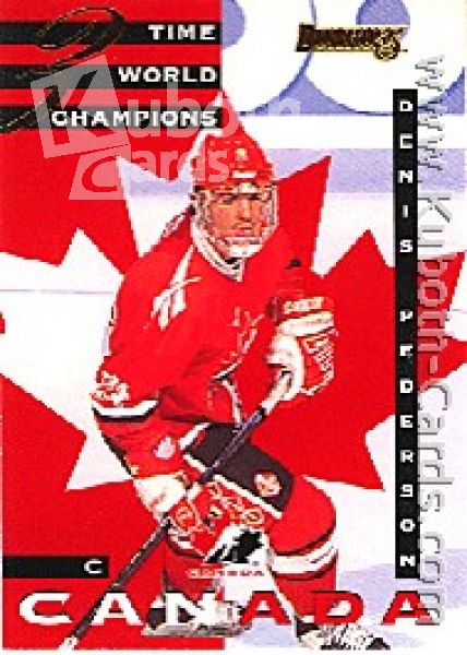 NHL 1995 / 96 Donruss Canadian World Junior Team - No 20 of 22 - Denis Pederson