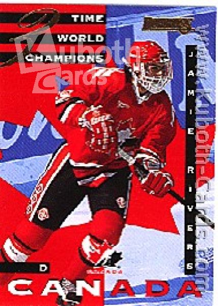 NHL 1995/96 Donruss Canadian World Junior Team - No 7 of 22 - Jamie Rivers