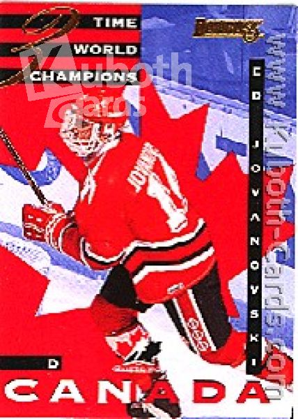 NHL 1995 / 96 Donruss Canadian World Junior Team - No 6 of 22 - Ed Jovanovski