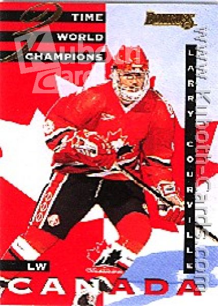 NHL 1995/96 Donruss Canadian World Junior Team - No 11 of 22 - Larry Courville