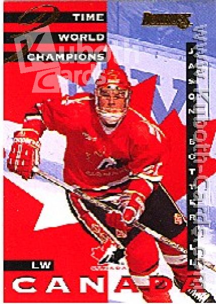 NHL 1995/96 Donruss Canadian World Junior Team - No 18 of 22 - Jason Botterill