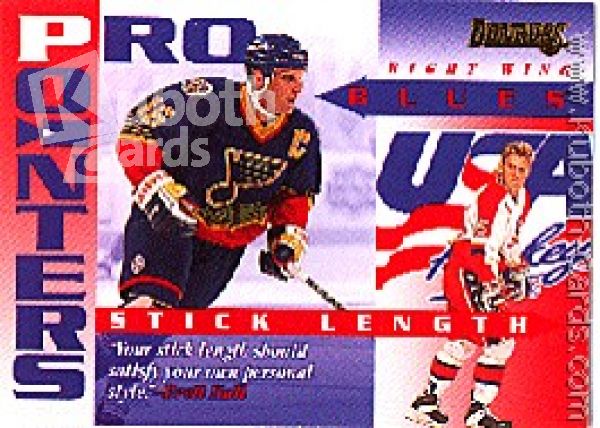 NHL 1995 / 96 Donruss Pro Pointers - No 6 of 20 - Brett Hull