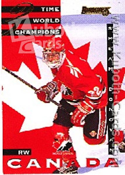 NHL 1995/96 Donruss Canadian World Junior Team - No 19 of 22 - Shean Donovan