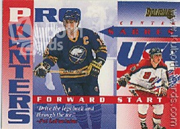 NHL 1995 / 96 Donruss Pro Pointers - No 2 of 20 - Pat LaFontaine