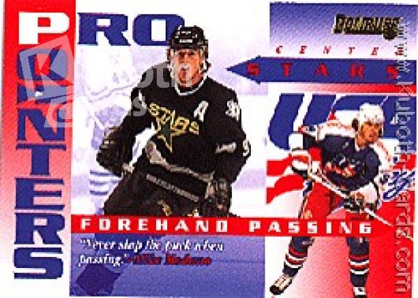 NHL 1995 / 96 Donruss Pro Pointers - No 3 of 20 - Mike Modano