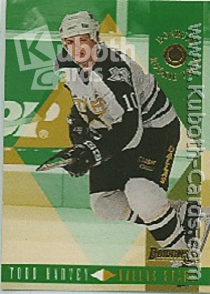 NHL 1995/96 Donruss Rookie Team - No 9 of 9 - Todd Harvey