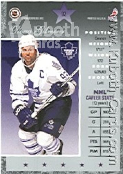 NHL 1995/96 Donruss Elite - No 92 - Doug Gilmour