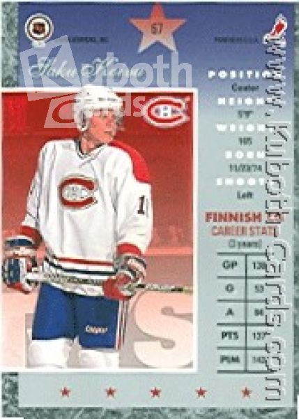 NHL 1995/96 Donruss Elite - No 67 - Saku Koivu